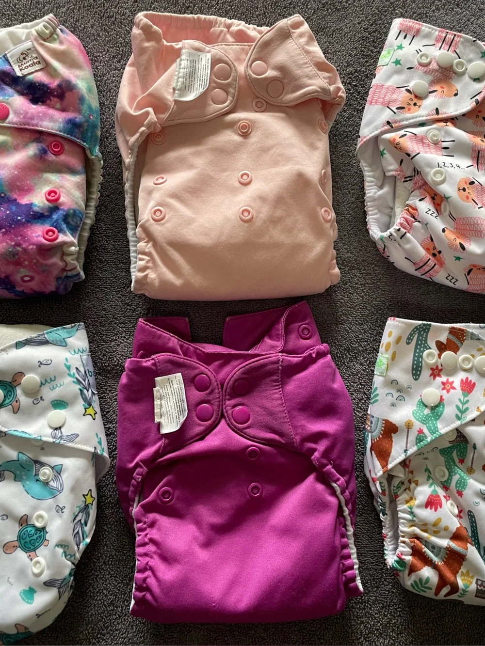 Cloth Diaper Cover Pack – Pink & Magenta Kids Accessories lot #2